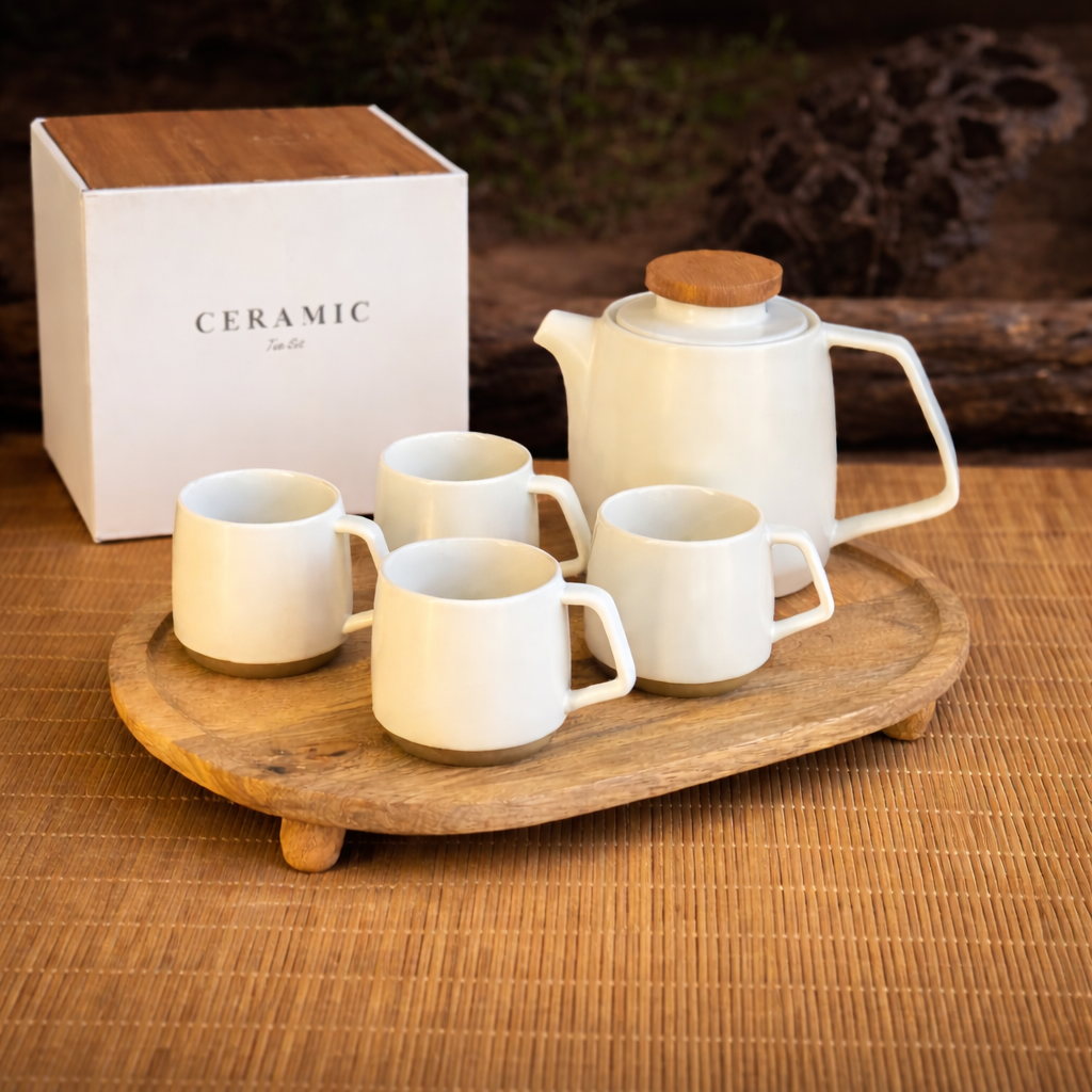 Keramik-Teeset · Pure White