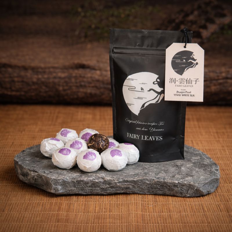 Ancient Tree White Tea "Dragon Pearl" 12'er Set